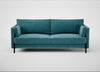 Tortona 3 Seater Sofa Smart Luxe Velvet Airforce Blue