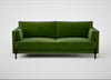Tortona 3 Seater Sofa Smart Luxe Velvet Grass