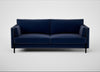 Tortona 3 Seater Sofa Smart Luxe Velvet Midnight
