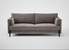 Tortona 3 Seater Sofa Smart Luxe Velvet Mushroom