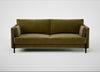 Tortona 3 Seater Sofa Smart Luxe Velvet Peridot