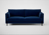 Tortona 3 Seater Sofa Smart Velvet Dusk