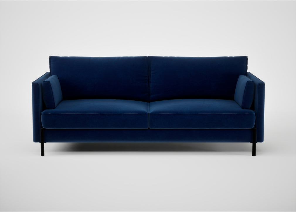 Tortona 3 Seater Sofa Smart Velvet Dusk