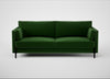 Tortona 3 Seater Sofa Smart Velvet Forest