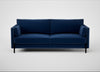 Tortona 3 Seater Sofa Cotton Velvet Midnight
