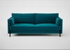 Tortona 3 Seater Sofa Cotton Velvet Teal