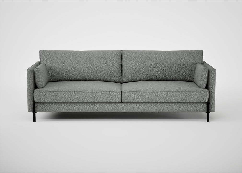Tortona 4 Seater Sofa Boucle Steel