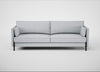 Tortona 4 Seater Sofa Broad Weave Tin