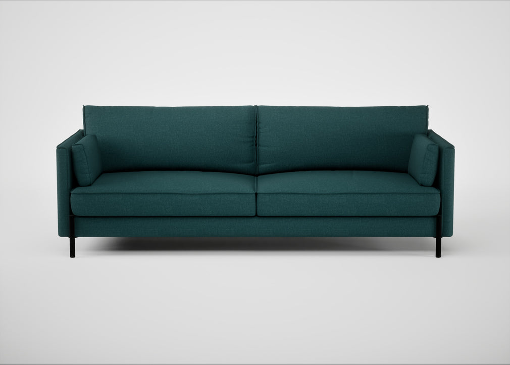 Tortona 4 Seater Sofa Brushed Cotton Pine