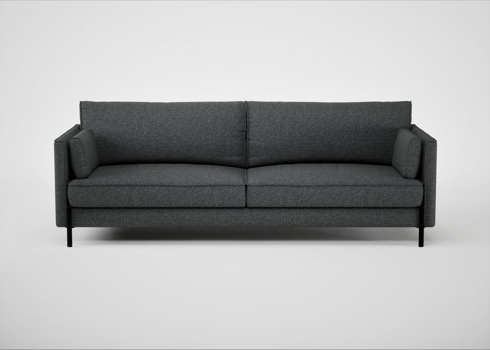 Tortona 4 Seater Sofa Melton Wool Granite
