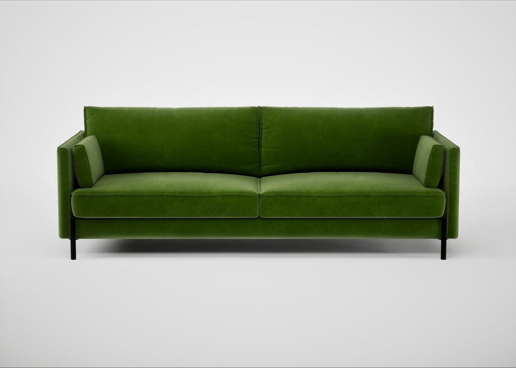 Tortona 4 Seater Sofa Smart Luxe Velvet Grass