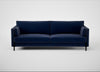 Tortona 4 Seater Sofa Smart Luxe Velvet Midnight