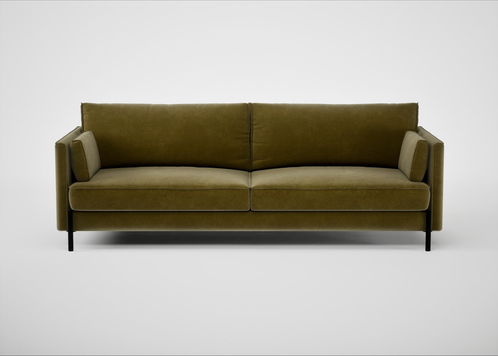 Tortona 4 Seater Sofa Smart Luxe Velvet Peridot