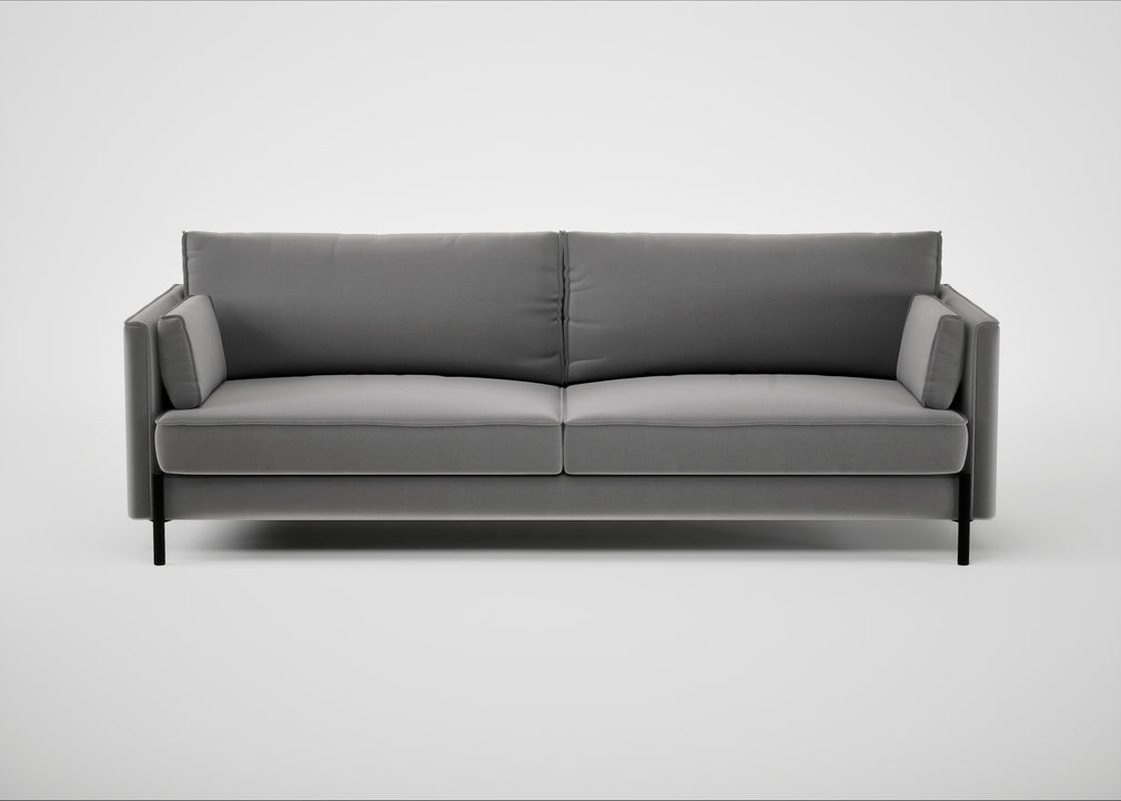 Tortona 4 Seater Sofa Smart Velvet Mercury