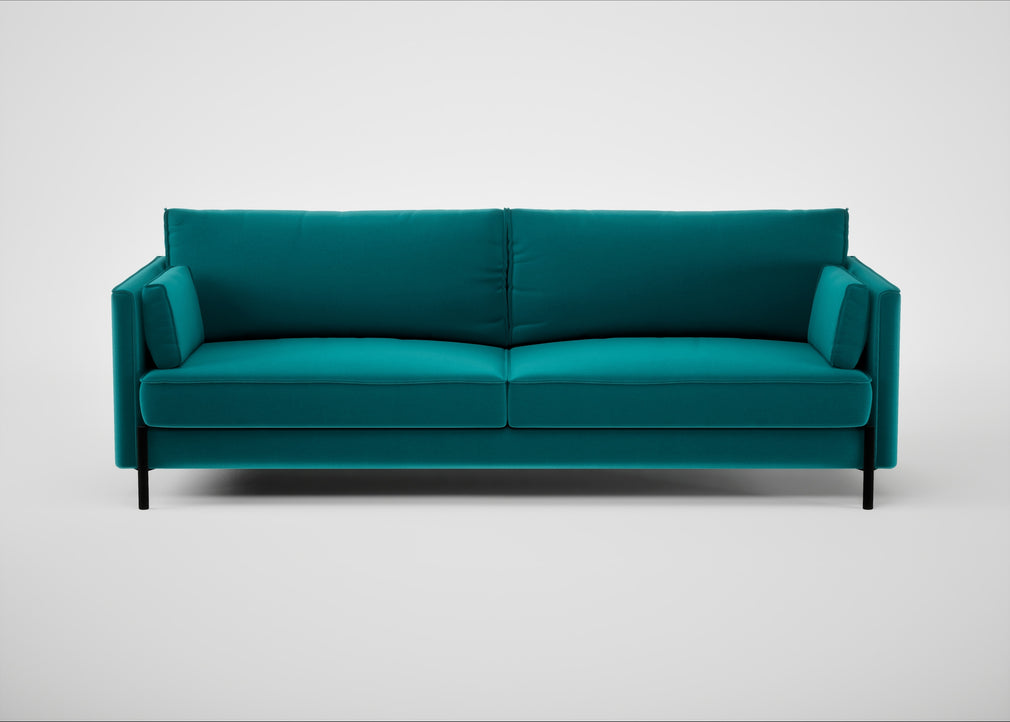 Tortona 4 Seater Sofa Smart Velvet Petrol