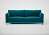 Tortona 4 Seater Sofa Cotton Velvet Teal