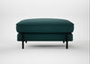 Tortona Footstool Brushed Cotton Pine
