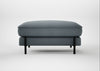 Tortona Footstool Capelo Linen-Cotton Mineral