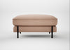 Tortona Footstool Capelo Linen-Cotton Rosedale