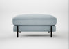 Tortona Footstool Capelo Linen-Cotton Sea Shanty