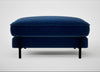 Tortona Footstool Smart Velvet Dusk