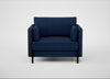 Tortona Armchair Broad Weave Lagoon
