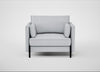 Tortona Armchair Broad Weave Tin