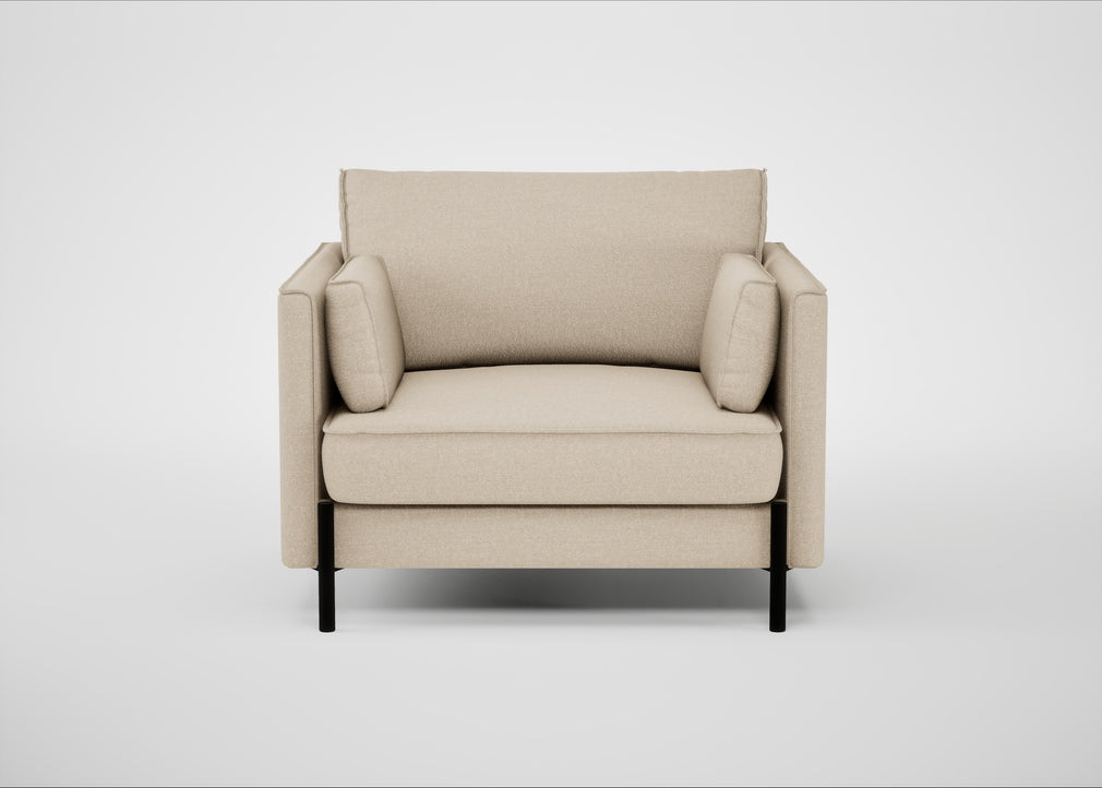 Tortona Armchair Brushed Cotton Oat