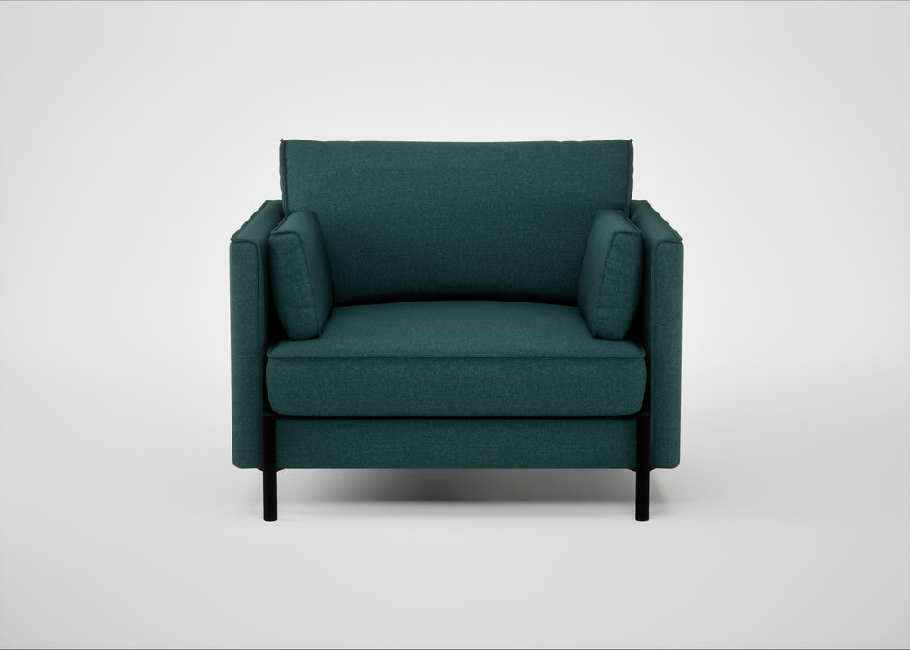 Tortona Armchair Brushed Cotton Pine