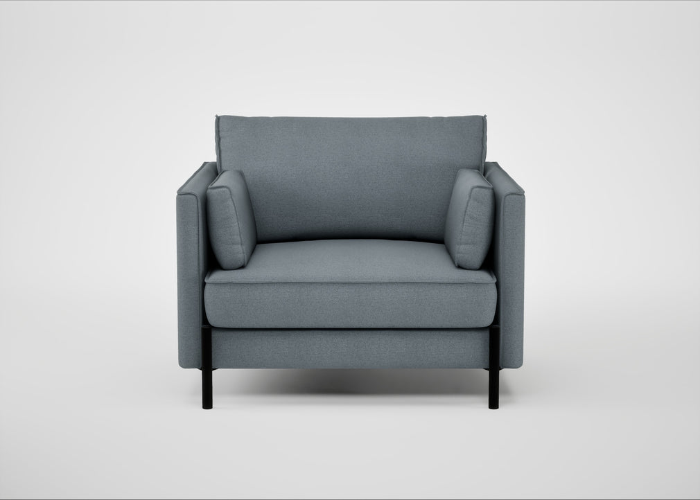 Tortona Armchair Capelo Linen-Cotton Mineral