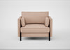 Tortona Armchair Capelo Linen-Cotton Rosedale