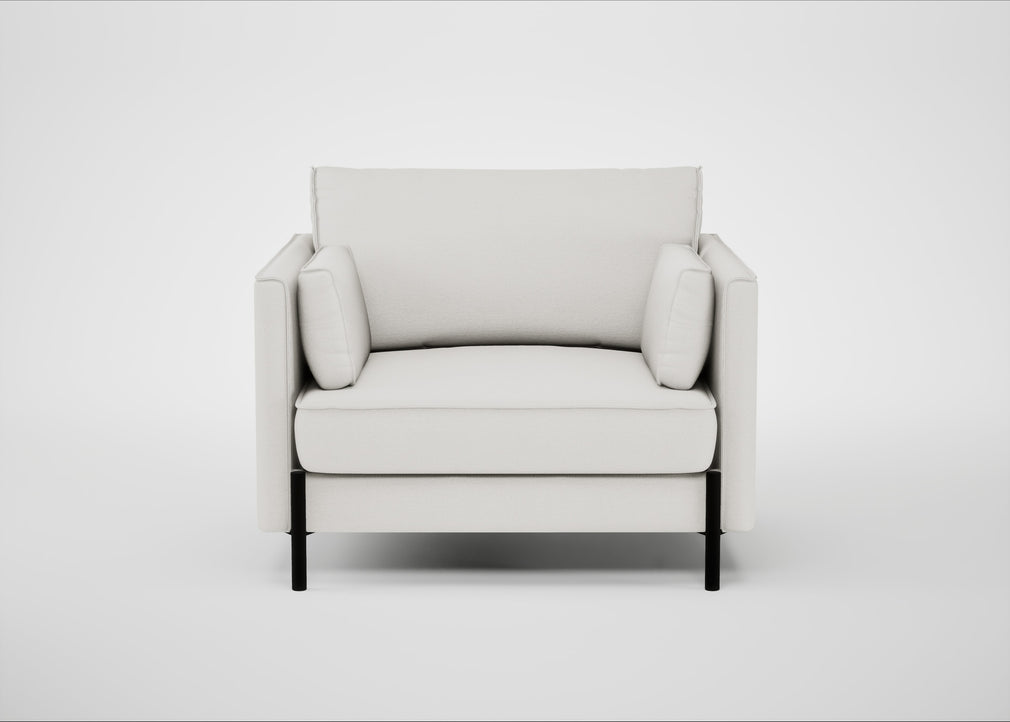 Tortona Armchair Capelo Linen-Cotton Sea Salt