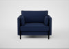 Tortona Armchair Melton Wool New Navy