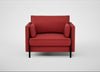 Tortona Armchair Melton Wool Red Oxide