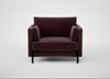 Tortona Armchair Smart Luxe Velvet Acorn