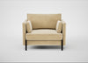 Tortona Armchair Smart Luxe Velvet Biscuit