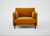 Tortona Armchair Smart Luxe Velvet Cognac
