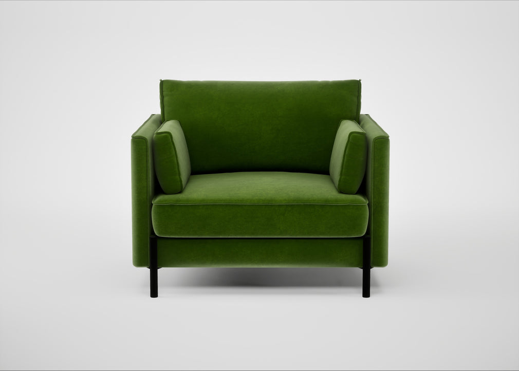 Tortona Armchair Smart Luxe Velvet Grass