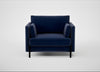 Tortona Armchair Smart Luxe Velvet Midnight