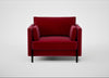 Tortona Armchair Smart Luxe Velvet Mulberry