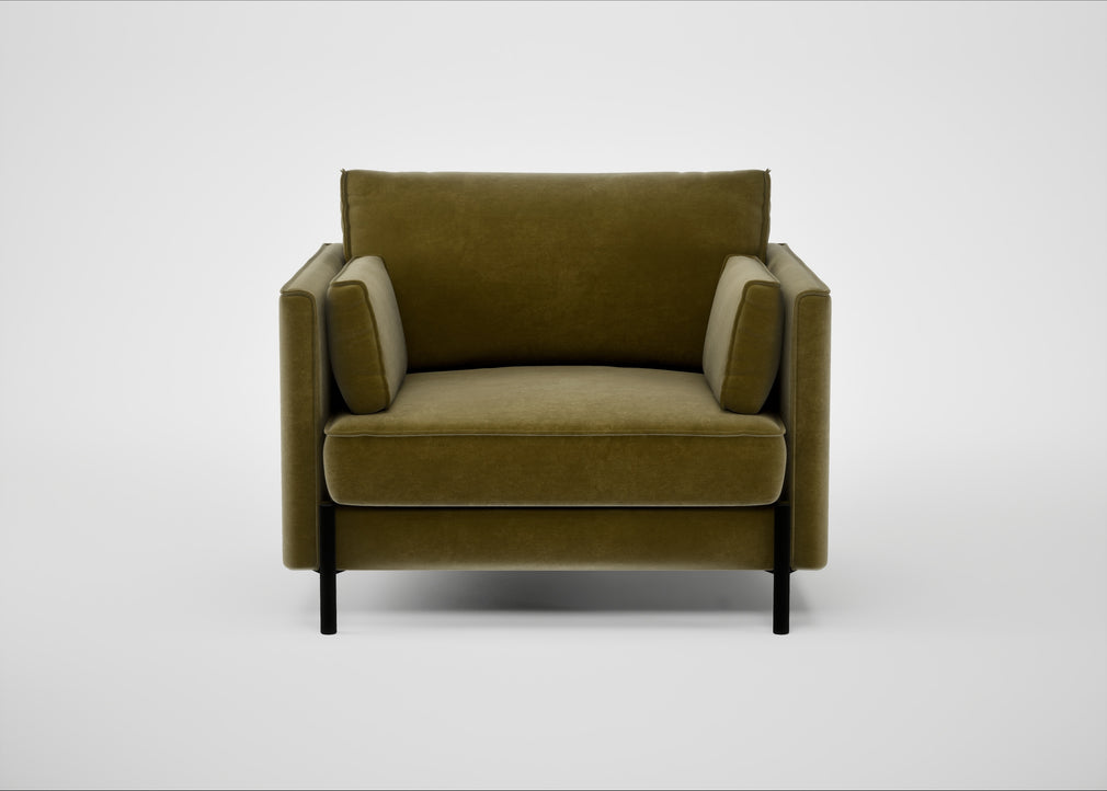 Tortona Armchair Smart Luxe Velvet Peridot