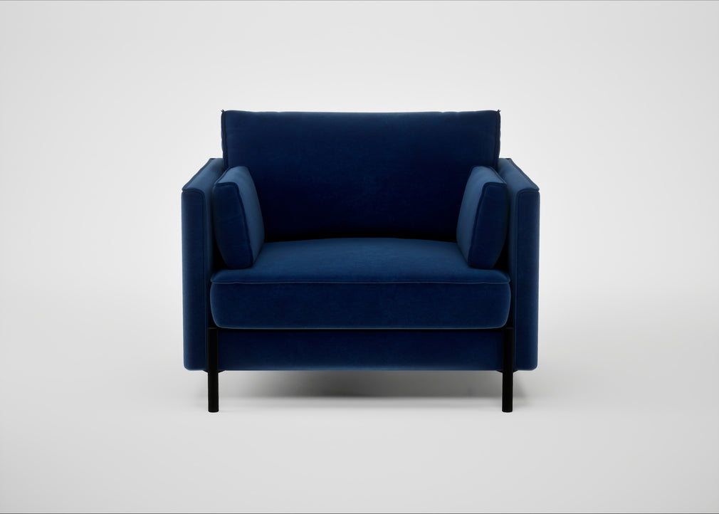 Tortona Armchair Smart Velvet Dusk