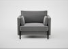 Tortona Armchair Smart Velvet Mercury