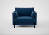 Tortona Armchair Cotton Velvet Petrol