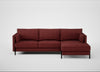 Tortona Right Hand Facing Corner Chaise Capelo Linen-Cotton Etruscan Red