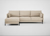 Tortona Left Hand Facing Corner Chaise Brushed Cotton Oat