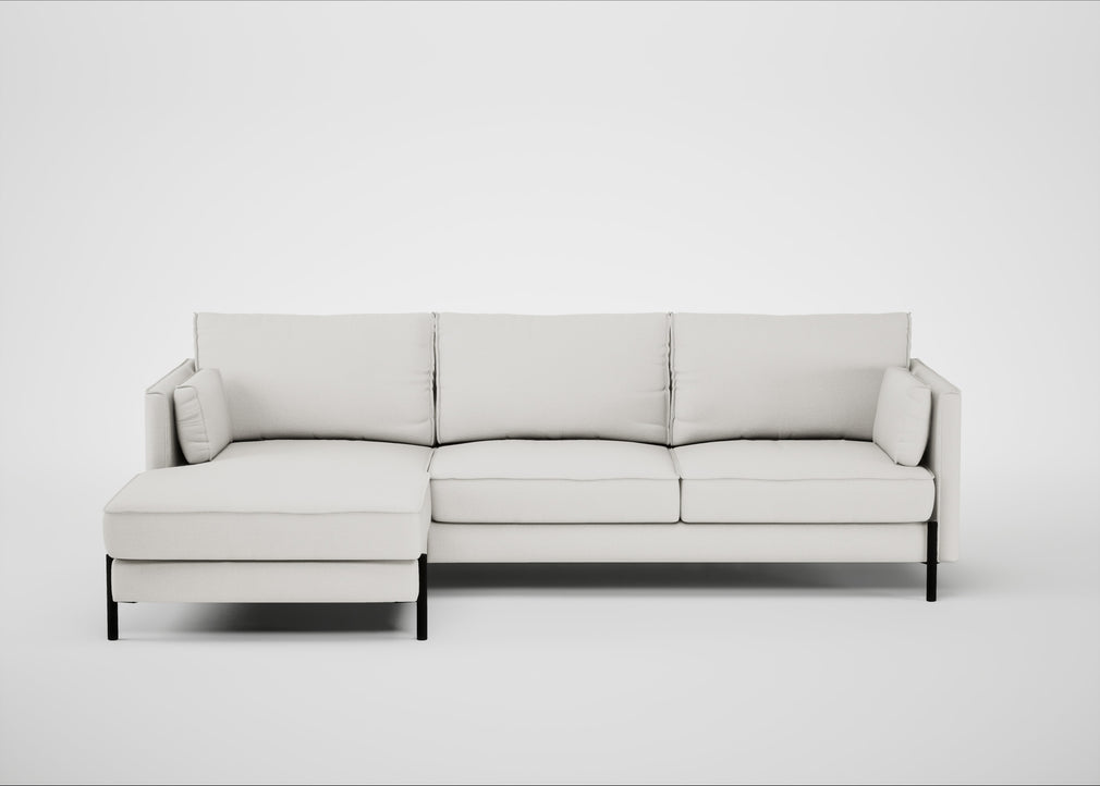 Tortona Left Hand Facing Corner Chaise Capelo Linen-Cotton Sea Salt