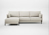 Tortona Left Hand Facing Corner Chaise Chunky Boucle Ecru