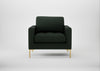 Eton Armchair Boucle Fern / Brass