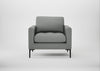 Eton Armchair Boucle Steel / Black